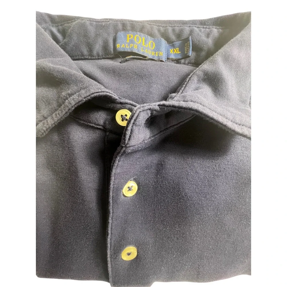 Polo Ralph Lauren Men's Navy Blue‎ Pima Cotton Classic Fit Polo Shirt XXL